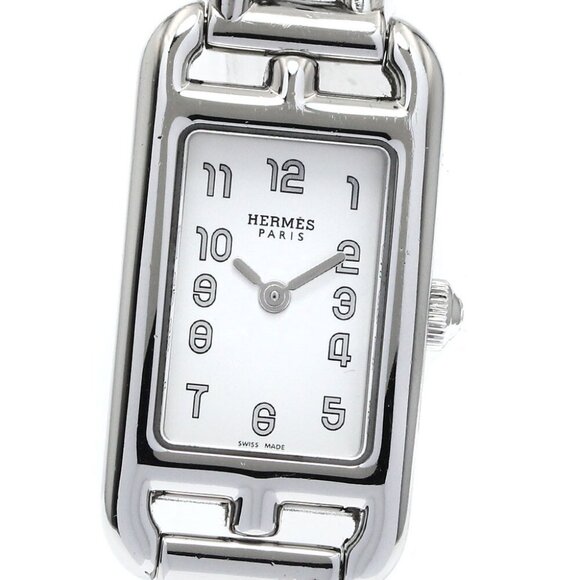 HERMES Nantucket NA2.110 Silver Dial Quartz Ladies Watch - Picture 4 of 12